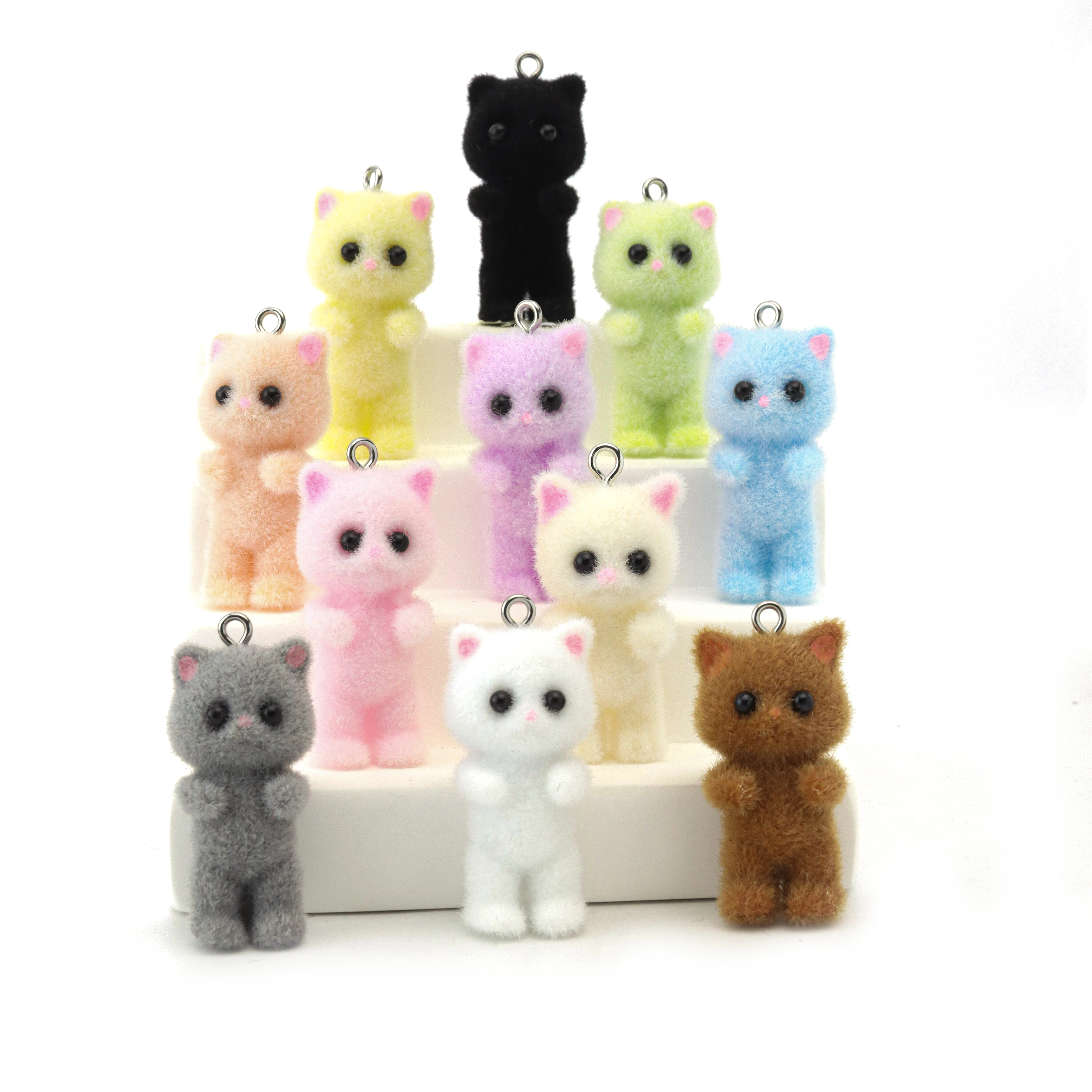 33PCS Cat Pendant Kawaii 3D Fl – обзор и цена Resin Art And Craft