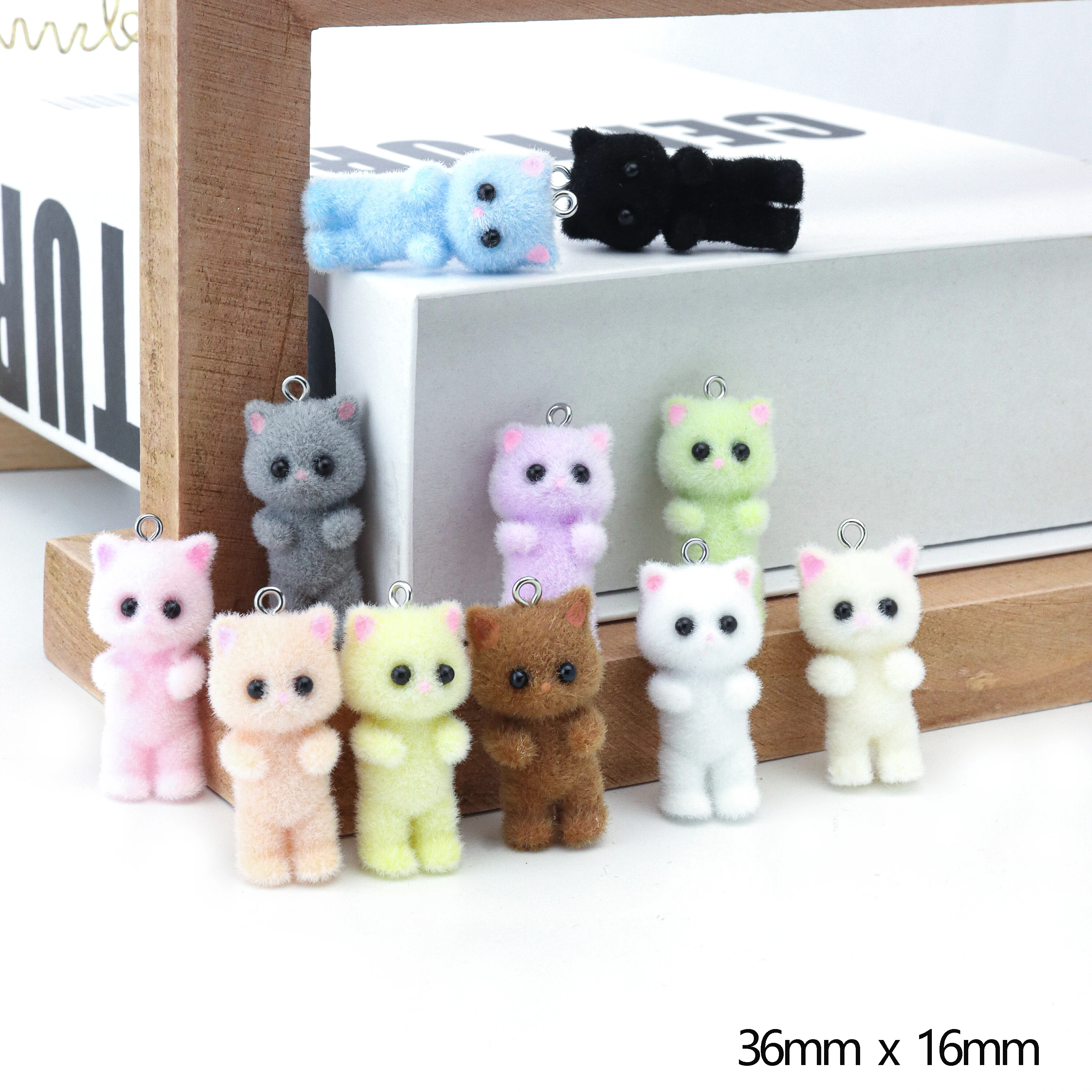 33PCS Cat Pendant Kawaii 3D Fl – обзор и цена Resin Art And Craft
