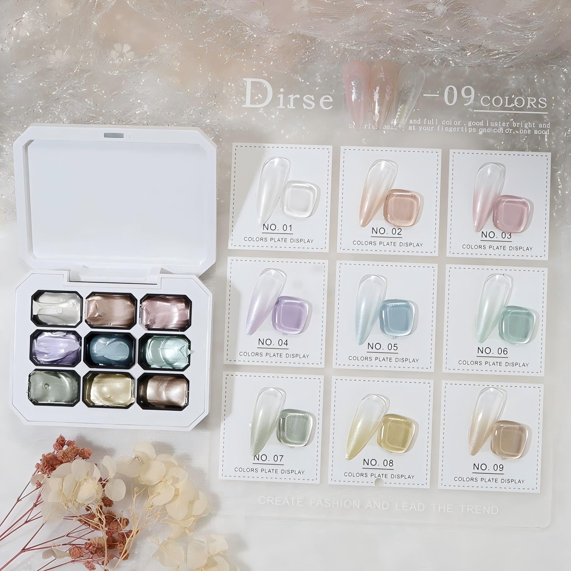 1pc 4/9Colors Patting Gel Grad – обзор и цена Resin Art Supplies