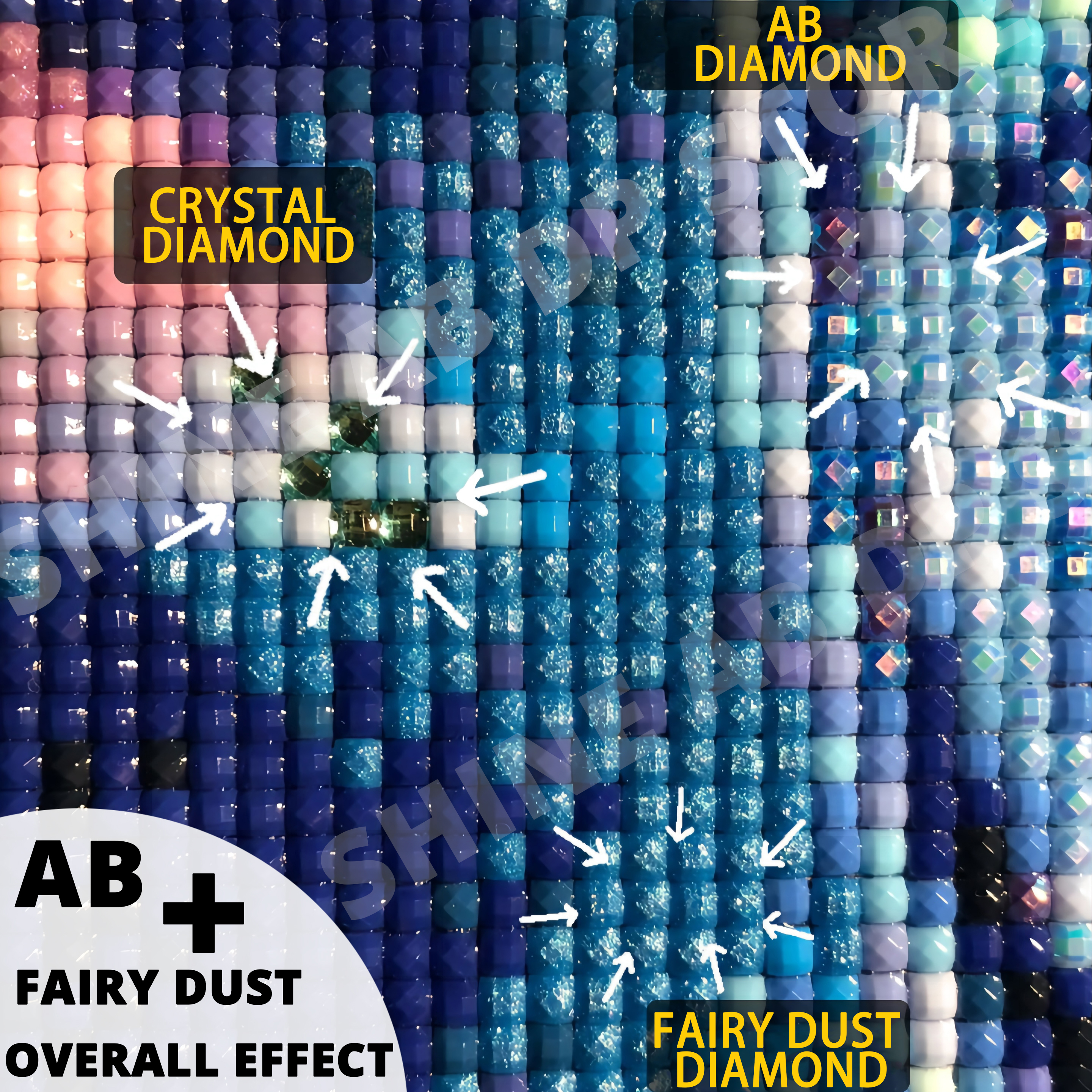AB Fairy Dust Resin 5D DIY Dia – обзор и цена Resin Art With Rose