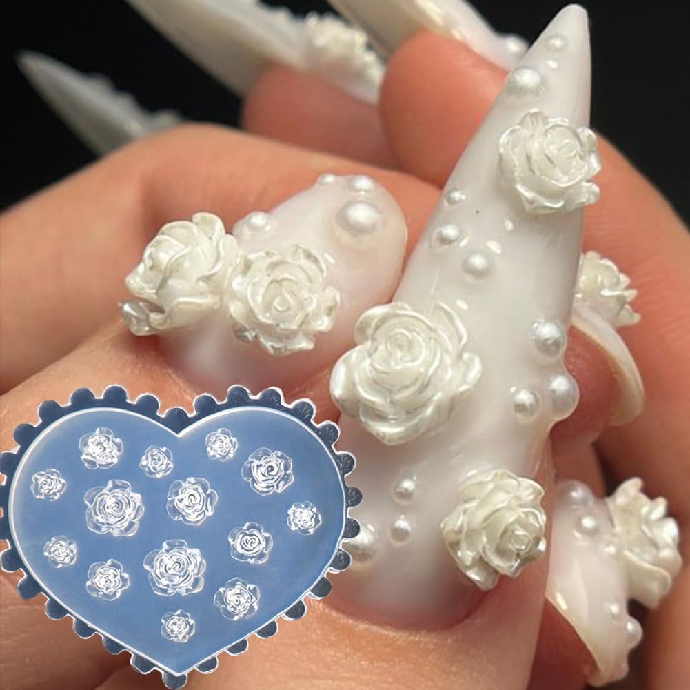 3D Flower Nail Molds Silicone  – обзор и цена Resin Art Template