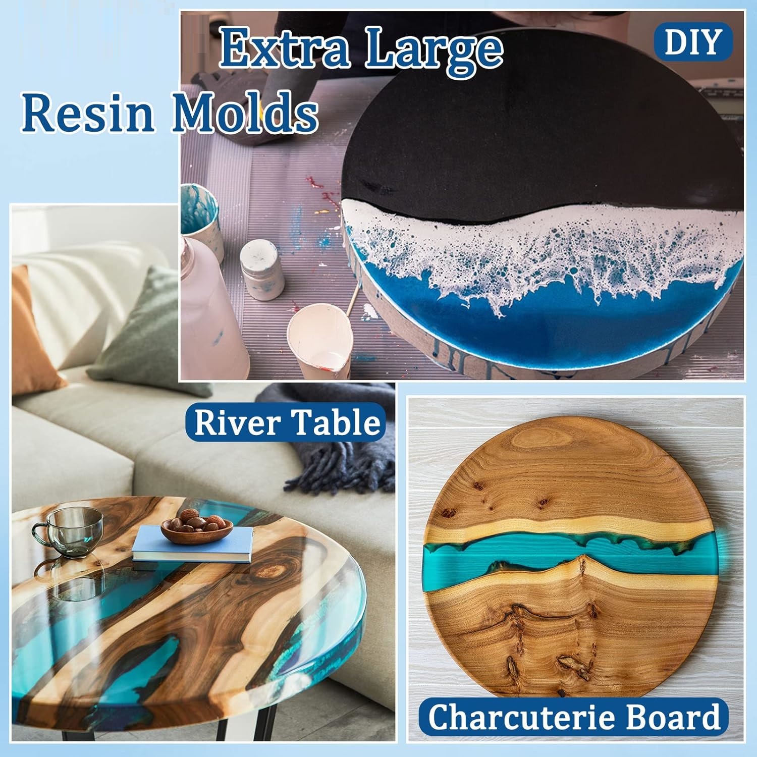 Large Round Tray UV Resin Mold – обзор и цена Resin Art Tray