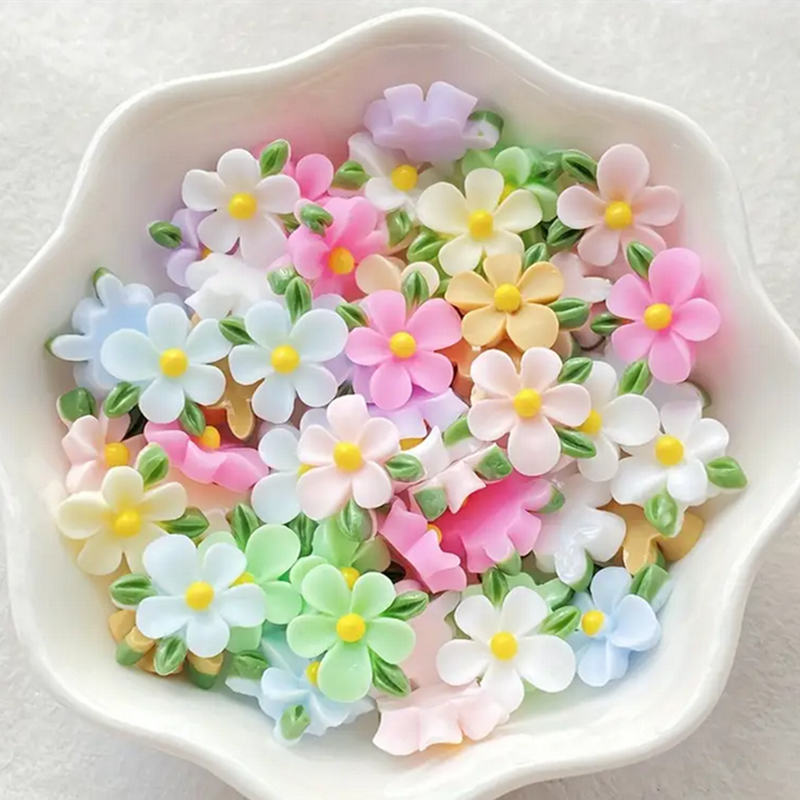 60pcs Mixed Resin Mini Colorfu – обзор и цена Resin Art With Rose