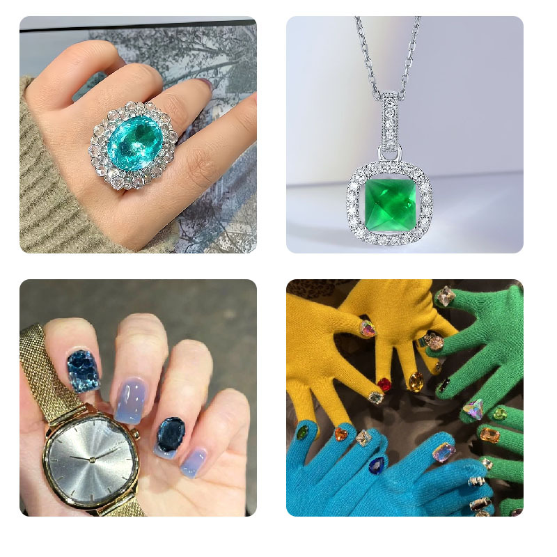 DIY Cube Ring Necklace Bracele – обзор и цена Resin Art Necklace