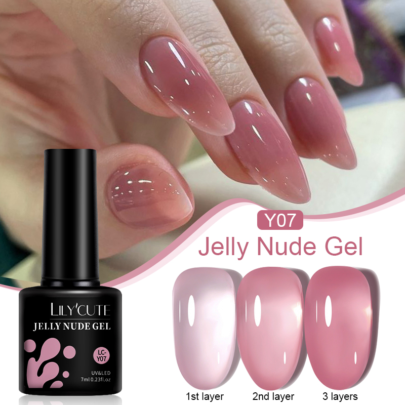 LILYCUTE 7ML Jelly Pink Nude G – обзор и цена Resin Dye Opaque