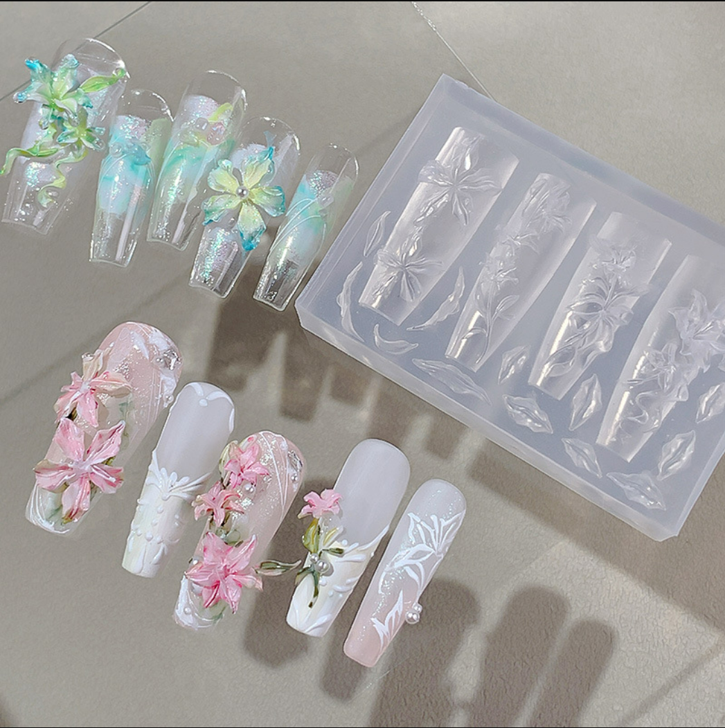 3D Carving Curved Silicone Mou – обзор и цена Resin Art Template
