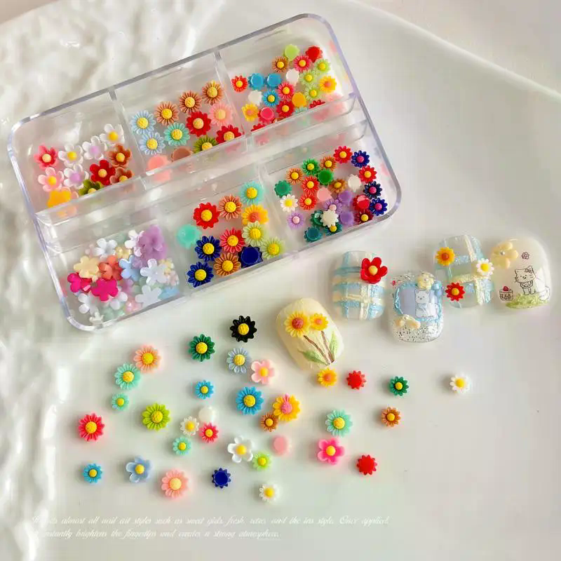 Summer Vibe Sunflower Nail Cha – обзор и цена Resin Art Using Flowers
