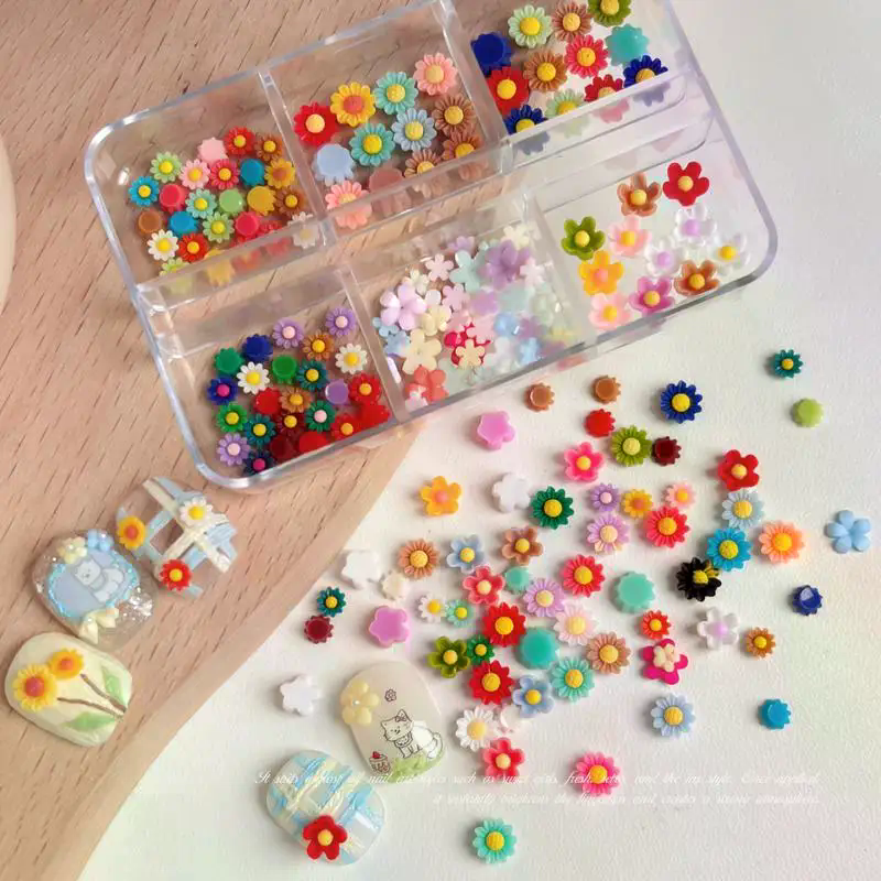 Summer Vibe Sunflower Nail Cha – обзор и цена Resin Art Using Flowers