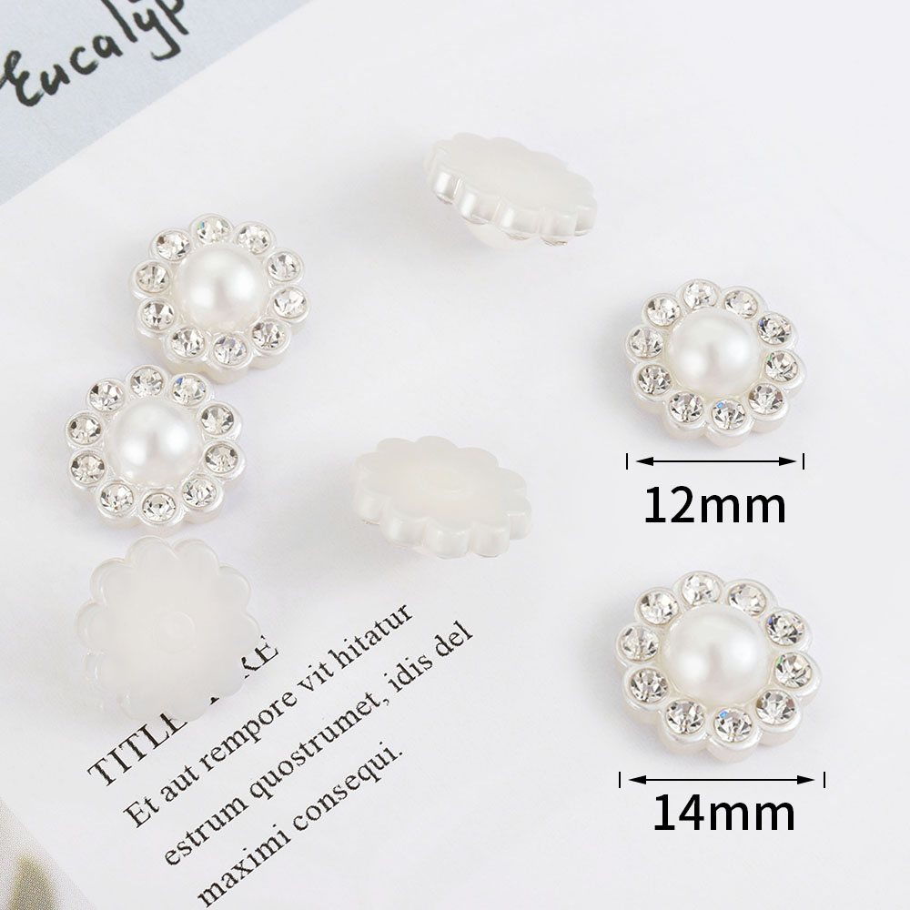 50pcs White Flat Imitation Pea – обзор и цена Resin Art Essentials