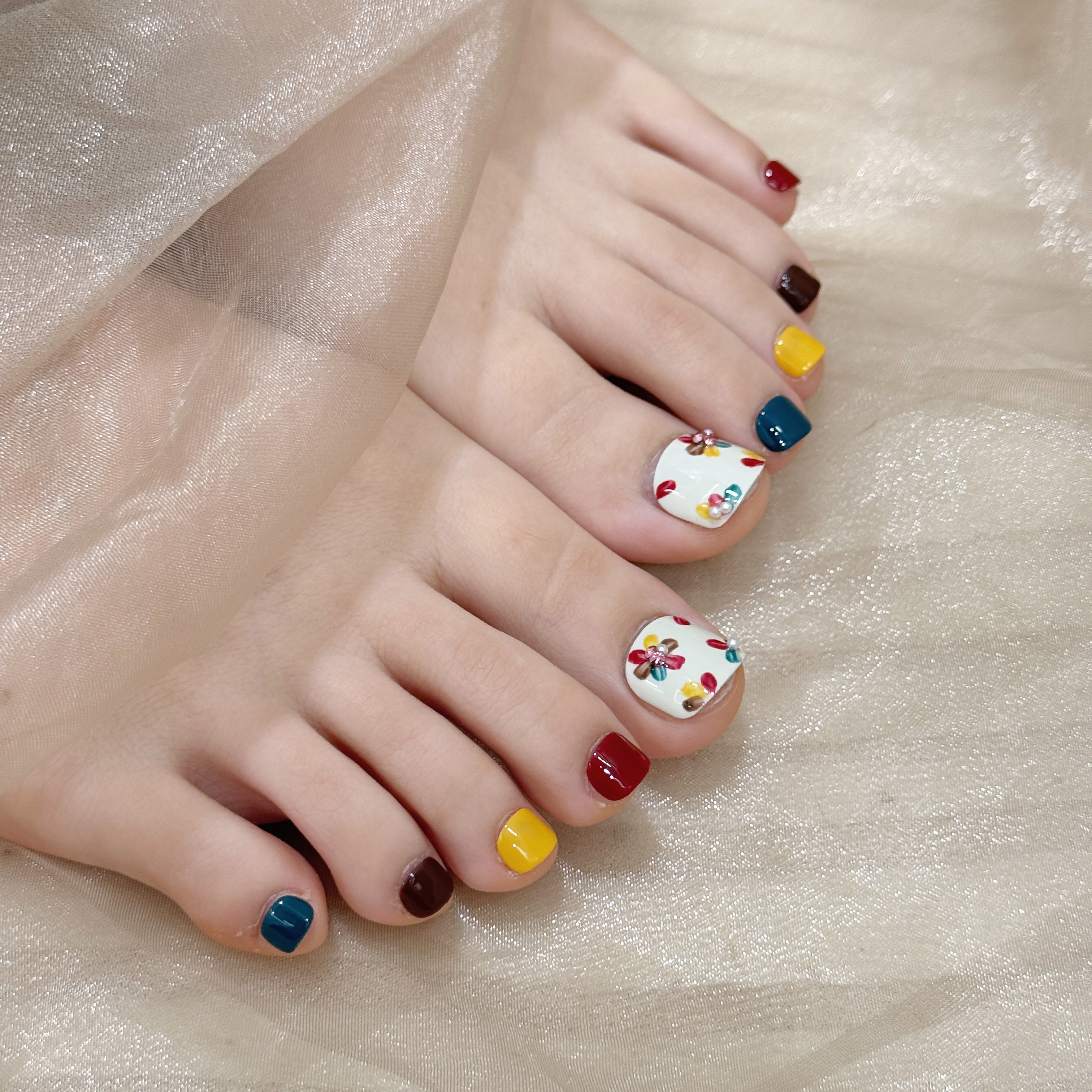 12pcs Handmade Pressed Foot Na – обзор и цена Resin Art Using Flowers
