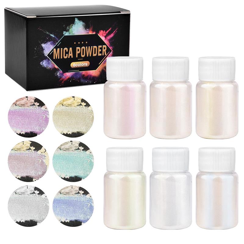 6 Pcs-Set Epoxy Resin Dye Mica – обзор и цена Resin Dye Opaque