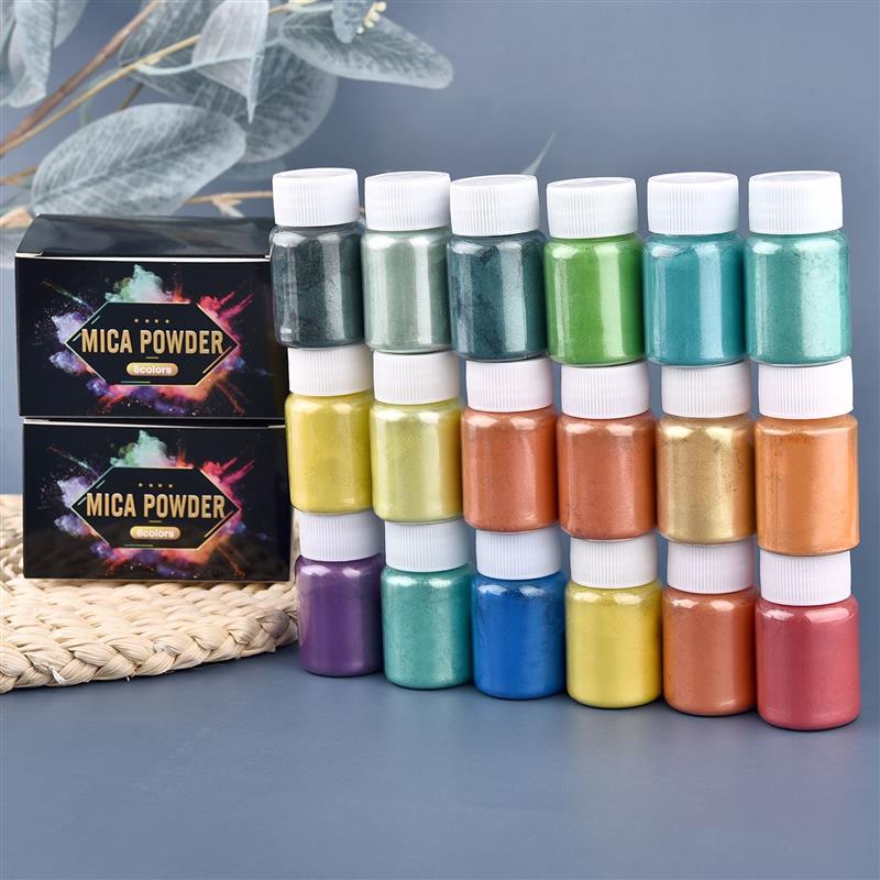 6 Pcs-Set Epoxy Resin Dye Mica – обзор и цена Resin Dye Opaque