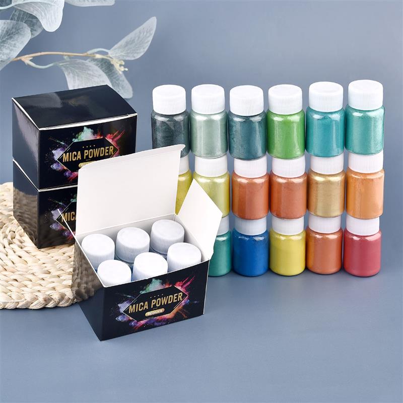 6 Pcs-Set Epoxy Resin Dye Mica – обзор и цена Resin Dye Opaque