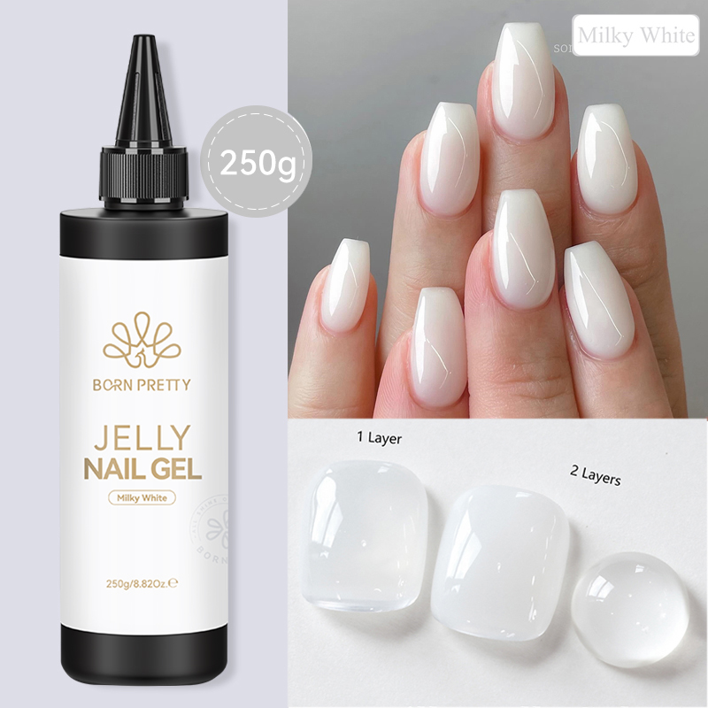 BORN PRETTY 250g Jelly Milky W – обзор и цена Resin Art Varnish