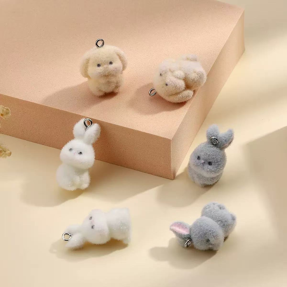 10pcs Flocking Little Rabbit R – обзор и цена Resin Art Essentials