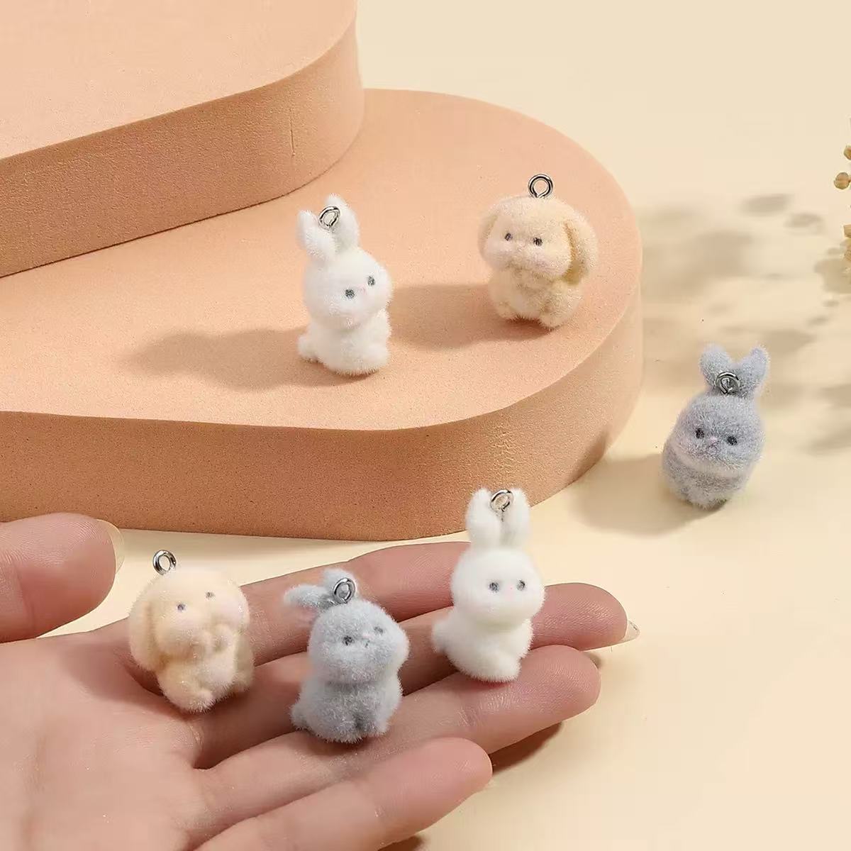 10pcs Flocking Little Rabbit R – обзор и цена Resin Art Essentials