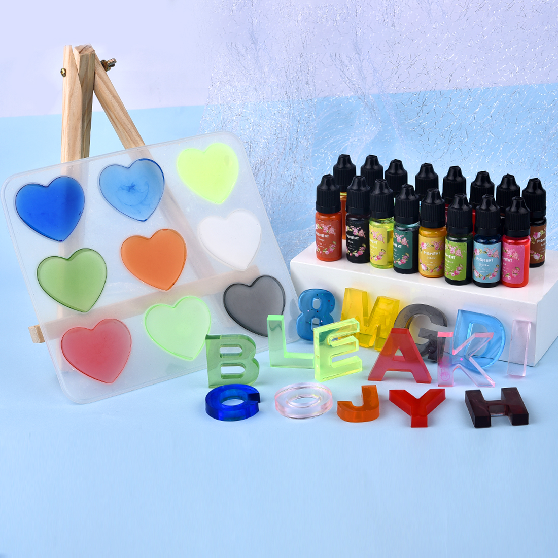 1 Set Resin Pigment Kit Art In – обзор и цена Resin Pigment Alcohol Ink