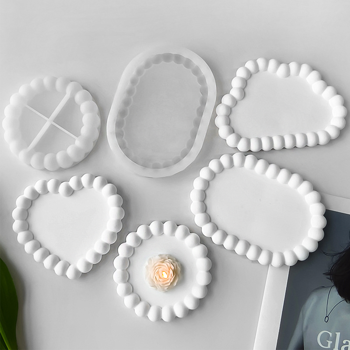 Bubble Tray Silicone Mold DIY  – обзор и цена Resin Art Tray
