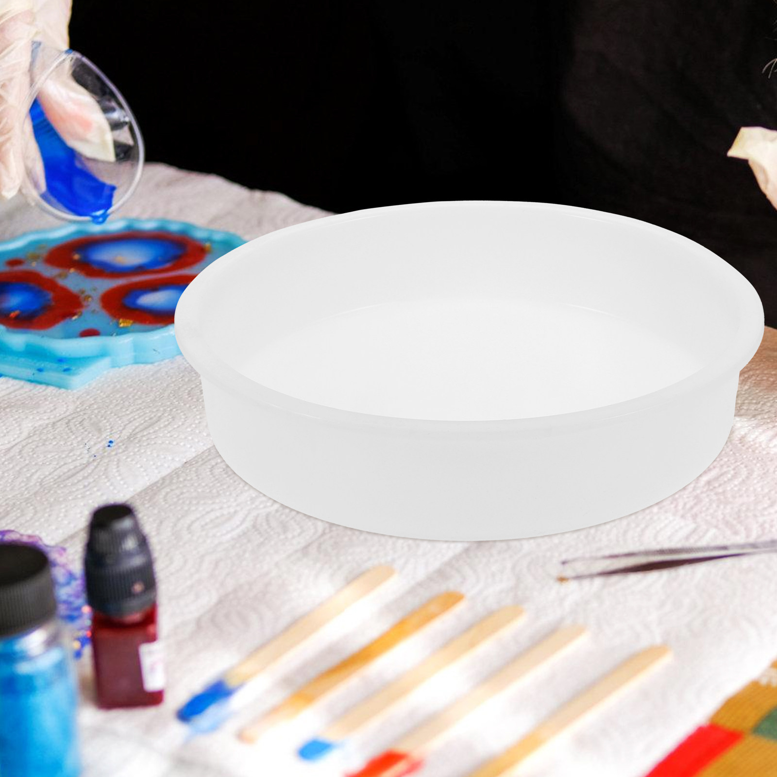 Silicone Round Resin Mold for  – обзор и цена Resin Art And Wood