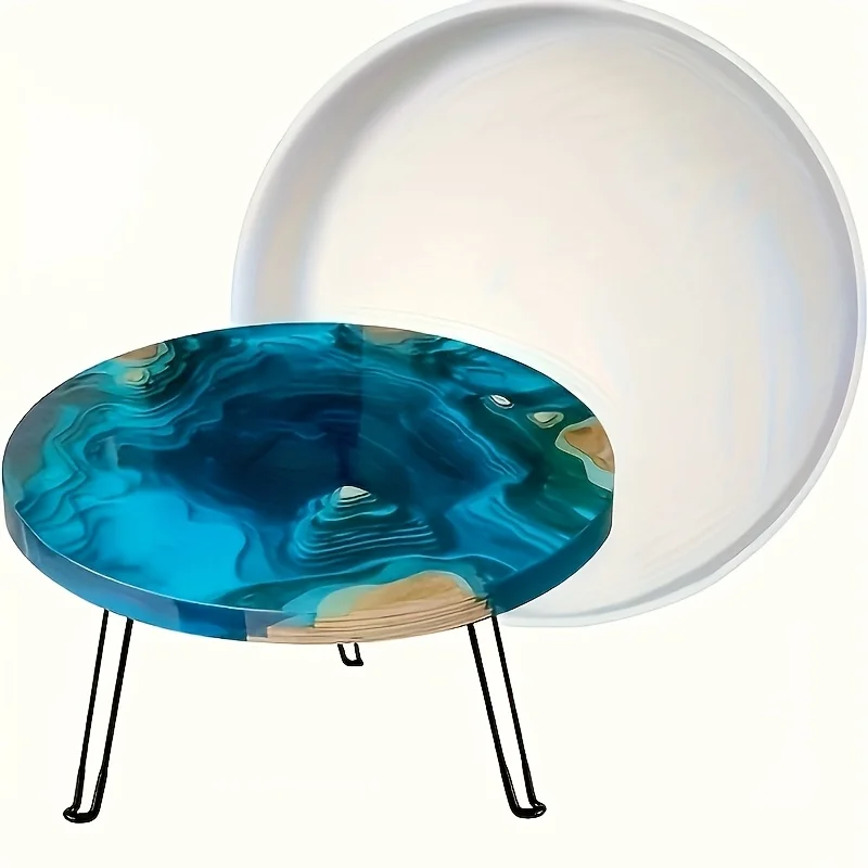 DIY Resin Round Table Silicone – обзор и цена Resin Art Tray