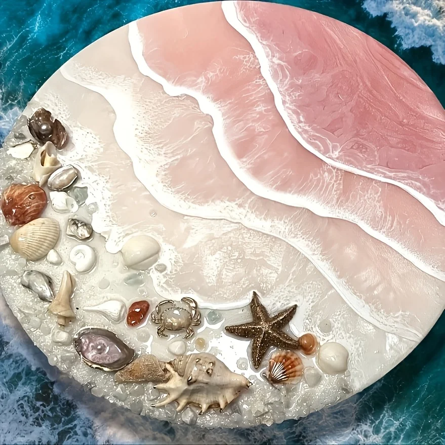 DIY Resin Round Table Silicone – обзор и цена Resin Art Tray