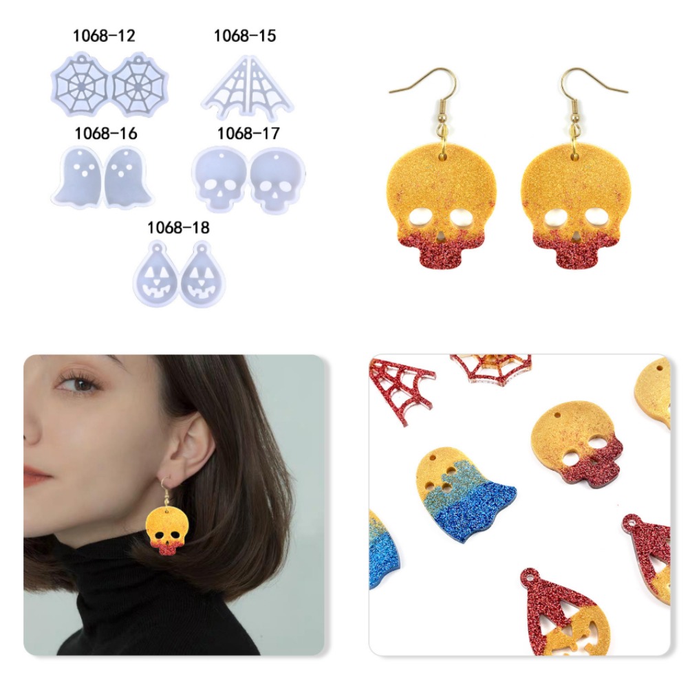 Shiny Cute Ghost Silicone Mold – обзор и цена Resin Art Necklace