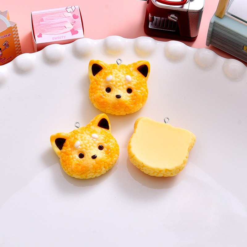 10Pcs Cartoon Biscuits Dog Res – обзор и цена Resin Art Necklace