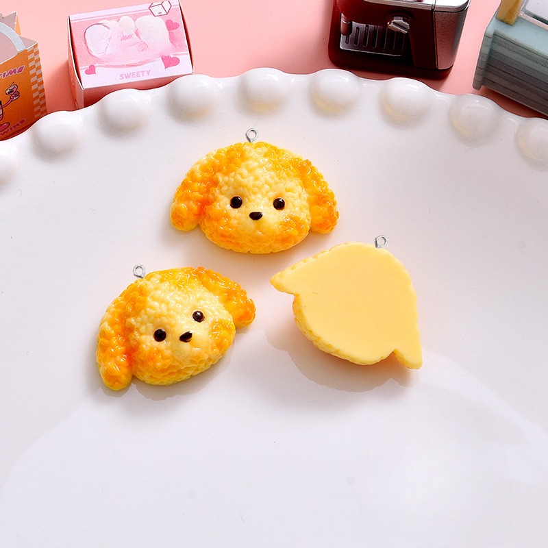 10Pcs Cartoon Biscuits Dog Res – обзор и цена Resin Art Necklace