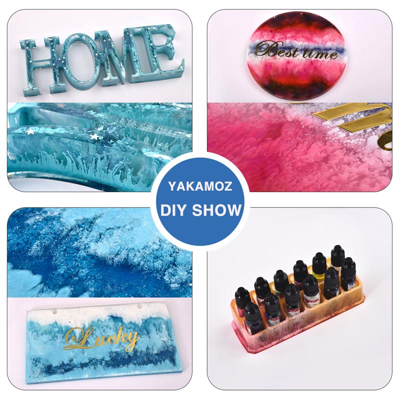 1 Set Epoxy Resin Pigment Kit  – обзор и цена Resin Pigment Alcohol Ink