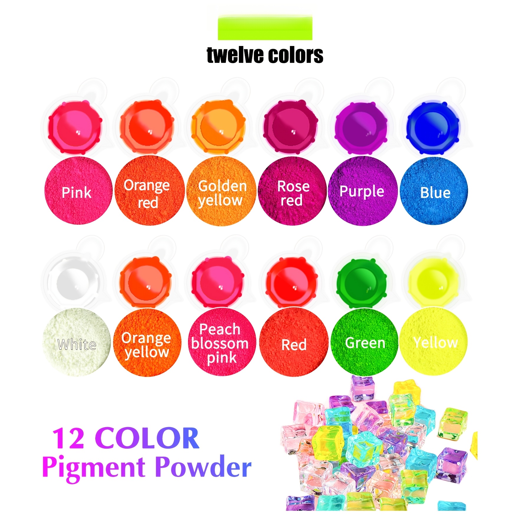Fluorescent Powder/Neon Resin  – обзор и цена Resin Dye Opaque